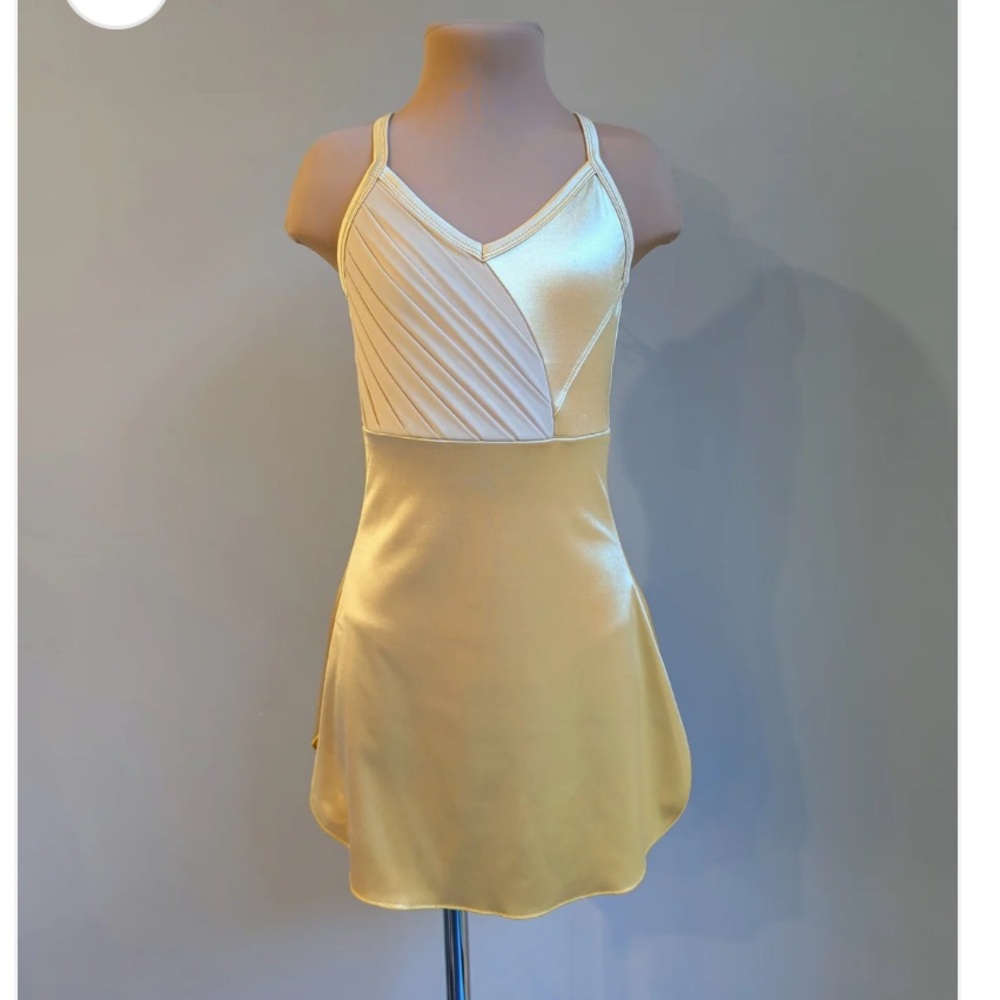 Dazzle Me Dancewear Gold Lyrical Costume